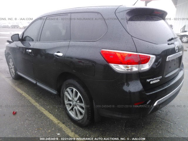 5N1AR2MN1EC717567 - 2014 NISSAN PATHFINDER S/SV/SL/PLATINUM BLACK photo 3