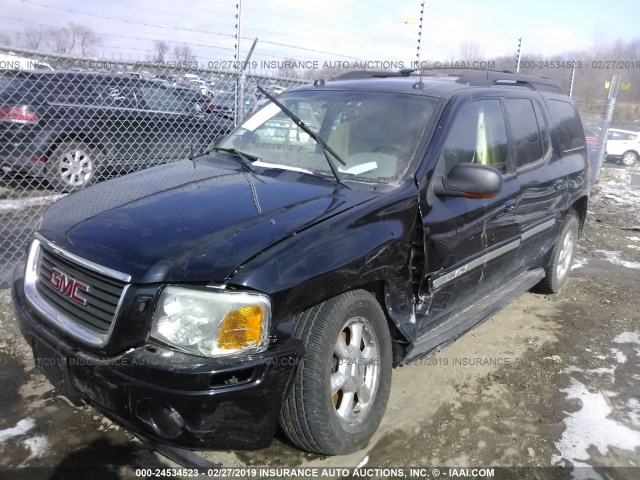 1GKET16S056149061 - 2005 GMC ENVOY XL BLUE photo 2