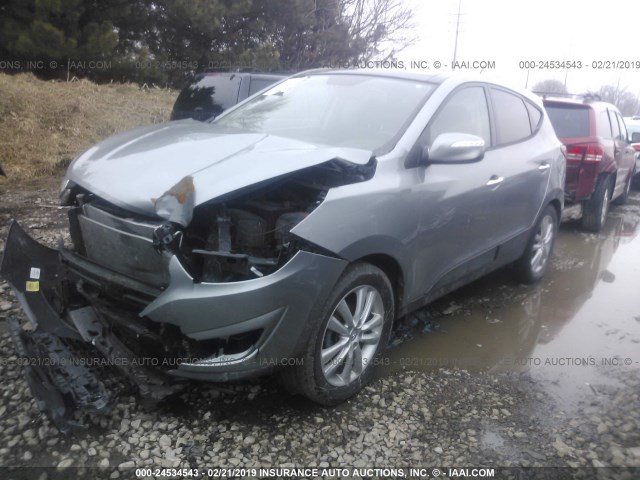 KM8JU3ACXBU314605 - 2011 HYUNDAI TUCSON GLS/LIMITED 银色 照片 2