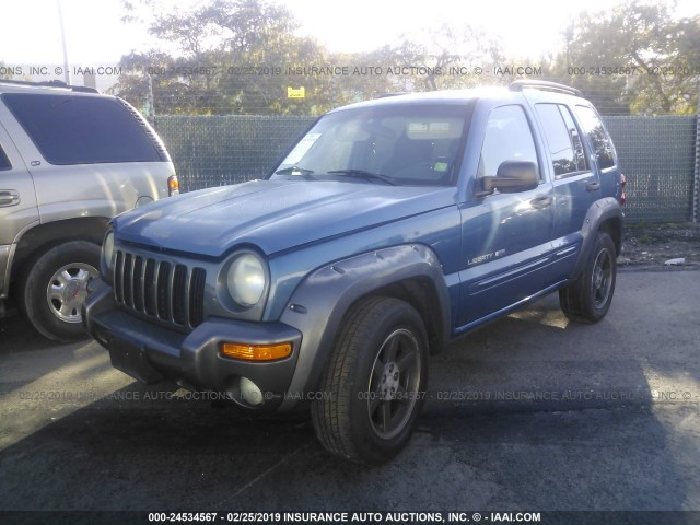 1J4GK48K33W712469 - 2003 JEEP LIBERTY SPORT/FREEDOM BLUE photo 6