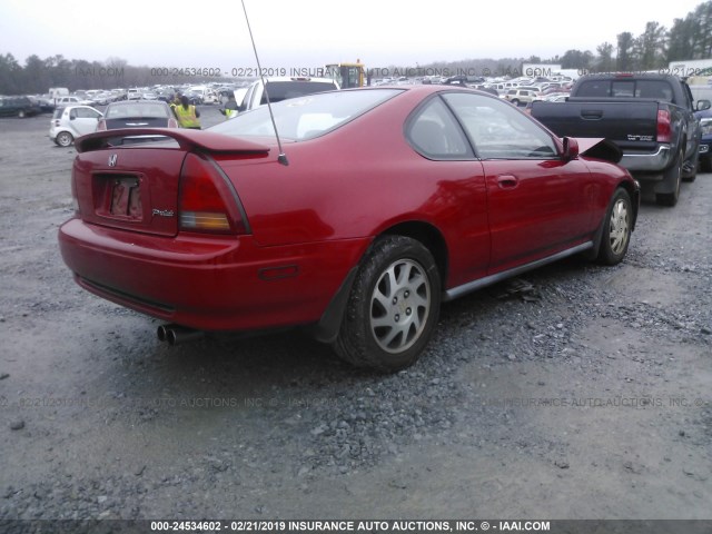 JHMBB2256SC003377 - 1995 HONDA PRELUDE SI/SR RED photo 4