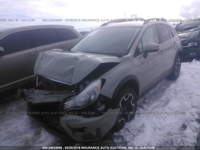JF2GPABC0GH333786 - 2016 SUBARU CROSSTREK PREMIUM თაფლისფერი ფოტო 2