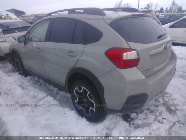 JF2GPABC0GH333786 - 2016 SUBARU CROSSTREK PREMIUM თაფლისფერი ფოტო 3