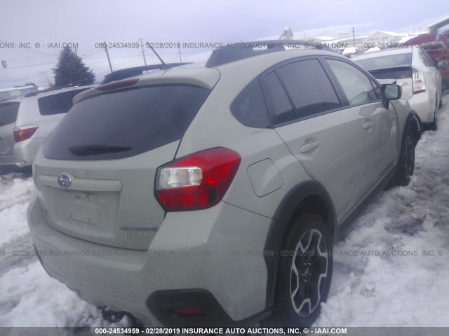 JF2GPABC0GH333786 - 2016 SUBARU CROSSTREK PREMIUM თაფლისფერი ფოტო 4