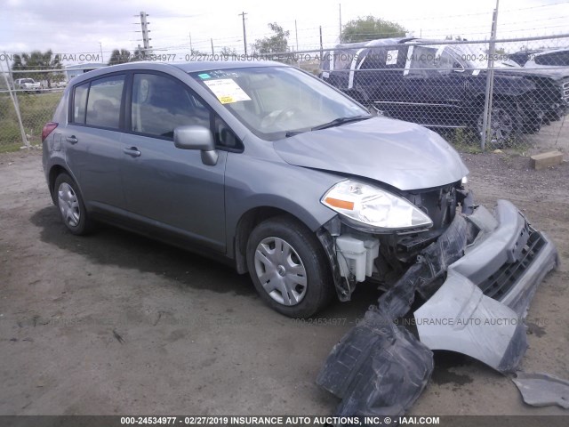 3N1BC1CP0AL418175 - 2010 NISSAN VERSA S/SL GRAY photo 1