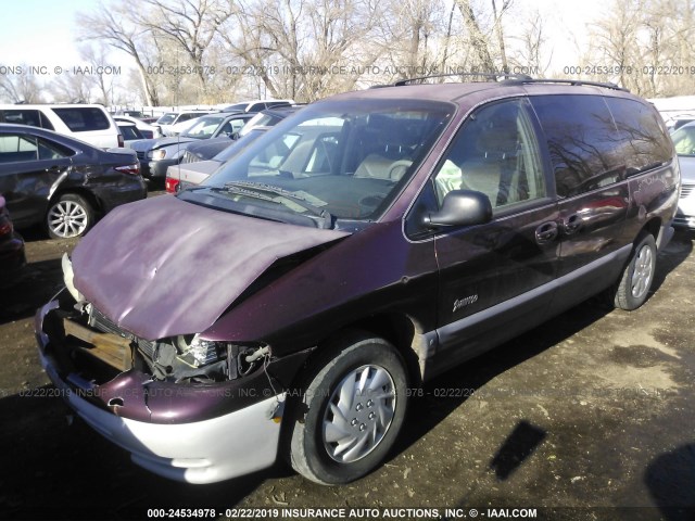 1P4GP44G2XB517836 - 1999 PLYMOUTH GRAND VOYAGER SE/EXPRESSO MAROON photo 2