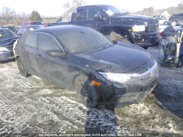 19XFC2F58JE038469 - 2018 HONDA CIVIC LX BLACK photo 1