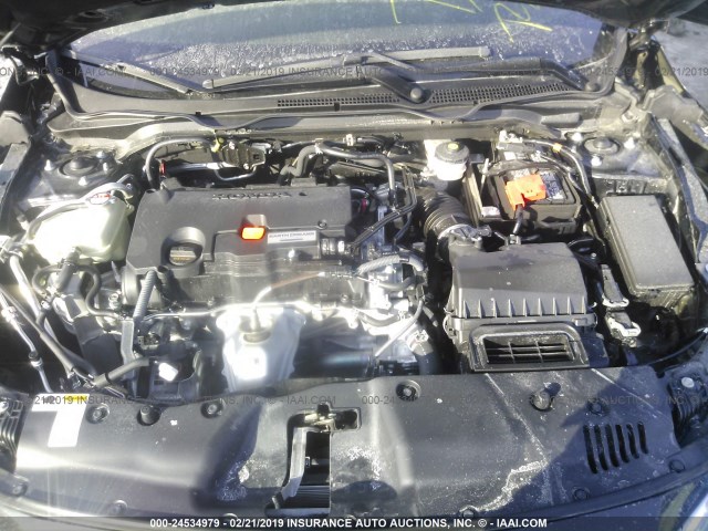 19XFC2F58JE038469 - 2018 HONDA CIVIC LX BLACK photo 10