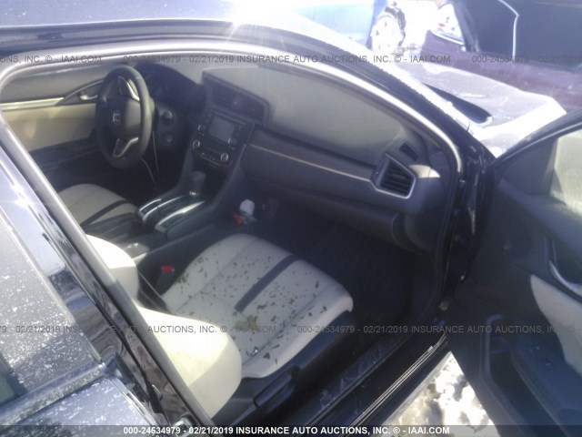 19XFC2F58JE038469 - 2018 HONDA CIVIC LX BLACK photo 5