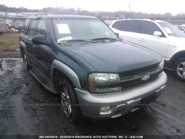 1GNDS13S122367051 - 2002 CHEVROLET TRAILBLAZER  GREEN photo 6