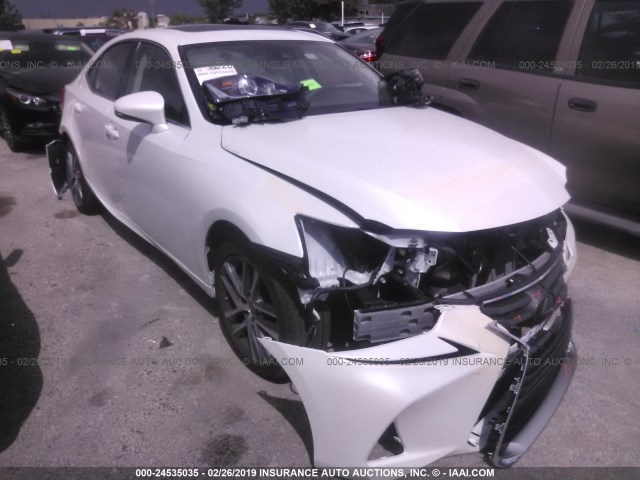 JTHBA1D23J5082977 - 2018 LEXUS IS 300 WHITE photo 1