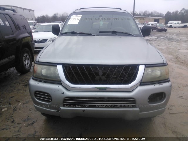 JA4LS31H1YP006383 - 2000 MITSUBISHI MONTERO SPORT LS/SPORT XLS GRAY photo 6