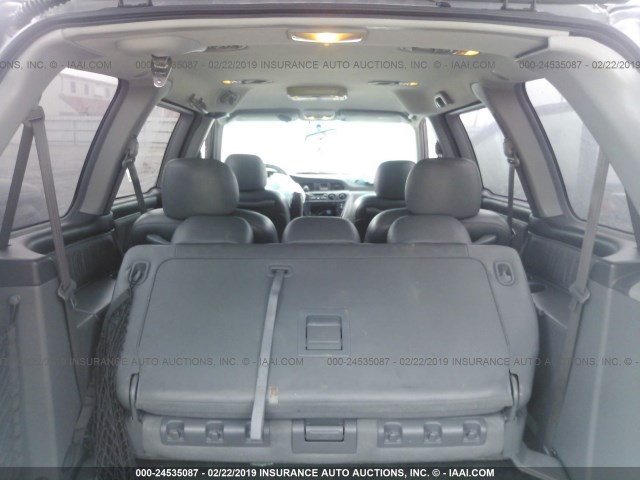 2HKRL18942H500269 - 2002 HONDA ODYSSEY EXL GRAY photo 8