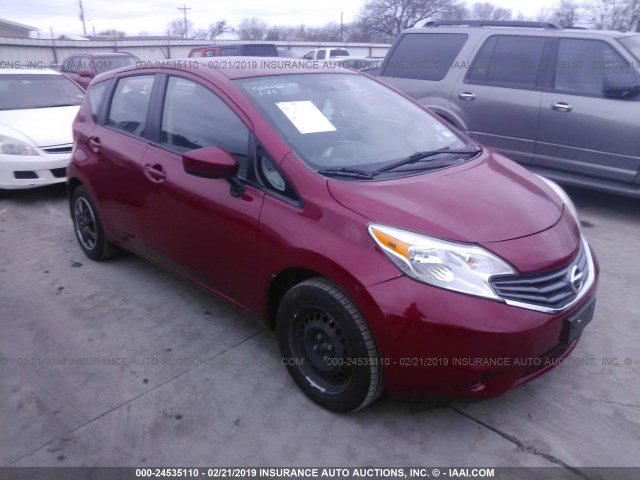 3N1CE2CP8FL389424 - 2015 NISSAN VERSA NOTE S/S PLUS/SV/SL/SR RED photo 1