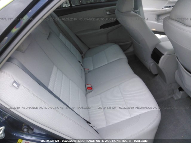 4T1BF1FK5HU775044 - 2017 TOYOTA CAMRY LE/XLE/SE/XSE Dark Blue photo 8