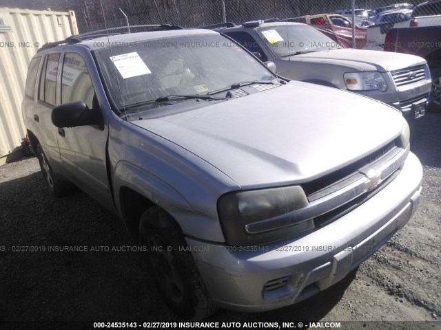 1GNDT13S072218585 - 2007 CHEVROLET TRAILBLAZER LS/LT SILVER photo 1