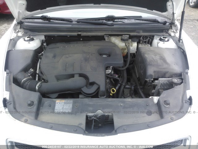 1G1ZB5E19BF336769 - 2011 CHEVROLET MALIBU LS WHITE photo 10