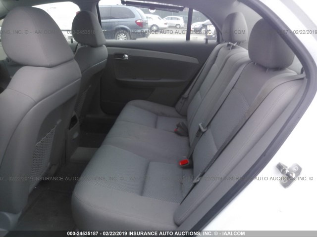 1G1ZB5E19BF336769 - 2011 CHEVROLET MALIBU LS WHITE photo 8