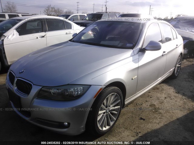 WBAPN73579A266555 - 2009 BMW 335 D SILVER photo 2