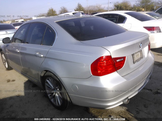 WBAPN73579A266555 - 2009 BMW 335 D SILVER photo 3