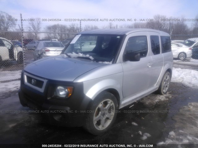 5J6YH18927L002002 - 2007 HONDA ELEMENT SC SILVER photo 2