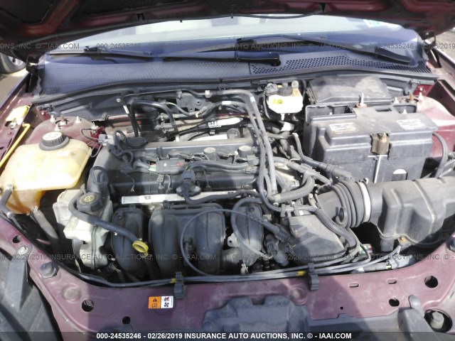 1FAFP34N67W101313 - 2007 FORD FOCUS ZX4/S/SE/SES 红色 照片 10
