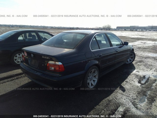 WBADT43493G029987 - 2003 BMW 525 I AUTOMATIC BLUE photo 4