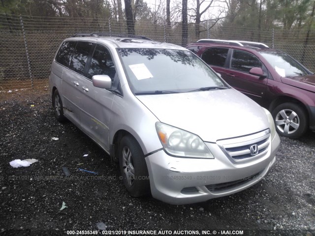 5FNRL38796B462908 - 2006 HONDA ODYSSEY EXL SILVER photo 1