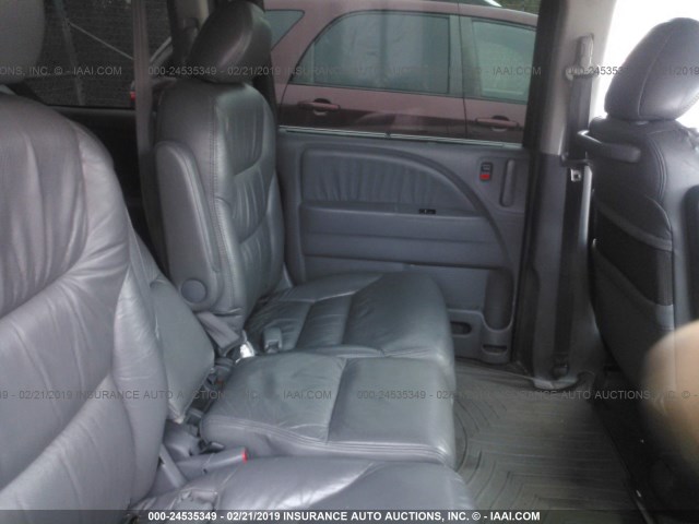 5FNRL38796B462908 - 2006 HONDA ODYSSEY EXL SILVER photo 8