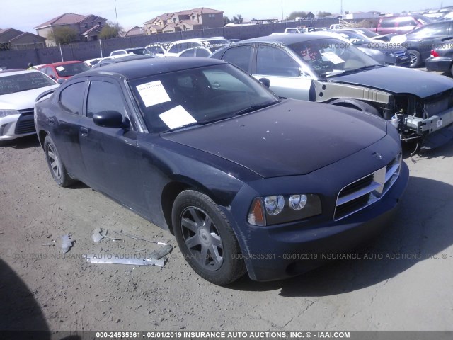 2B3KA43G37H667352 - 2007 DODGE CHARGER SE/SXT BLACK photo 1