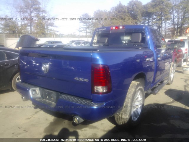 1C6RR7HT9ES440077 - 2014 RAM 1500 SPORT BLUE photo 4