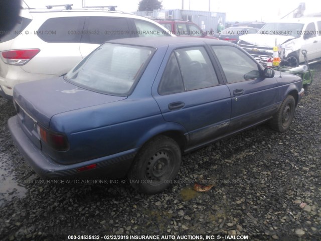 1N4EB31P4RC821732 - 1994 NISSAN SENTRA E/XE/GXE/LE BLUE photo 4