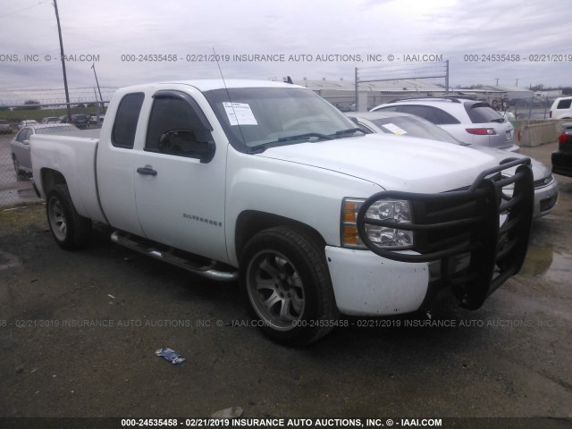 1GCEC19X19Z112320 - 2009 CHEVROLET SILVERADO C1500 WHITE photo 1