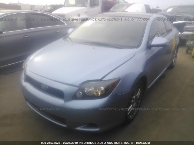 JTKDE167690277674 - 2009 TOYOTA SCION TC BLUE photo 2