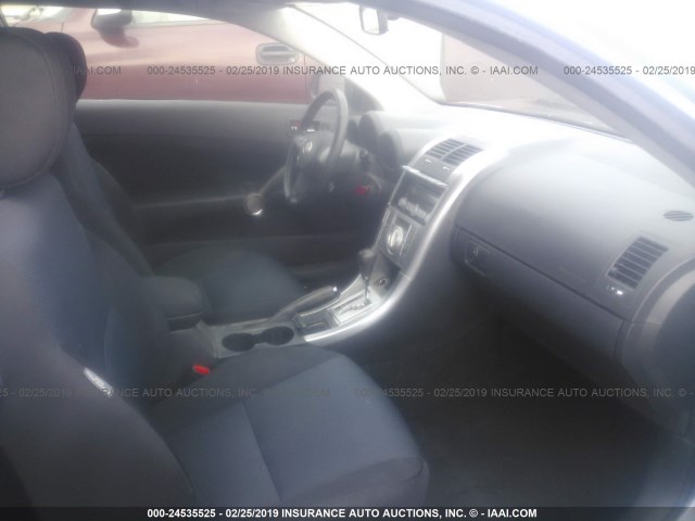 JTKDE167690277674 - 2009 TOYOTA SCION TC BLUE photo 5