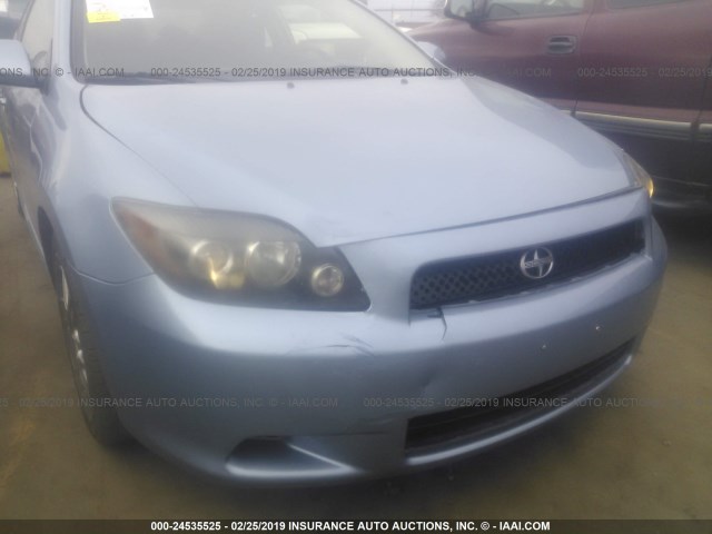 JTKDE167690277674 - 2009 TOYOTA SCION TC BLUE photo 6