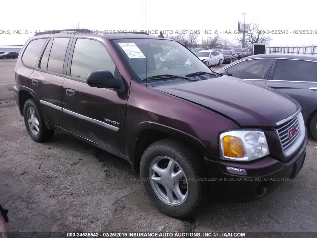 1GKDS13S862296448 - 2006 GMC ENVOY MAROON photo 1