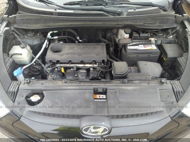 KM8JU3ACXDU670863 - 2013 HYUNDAI TUCSON GLS/LIMITED შავი ფოტო 10