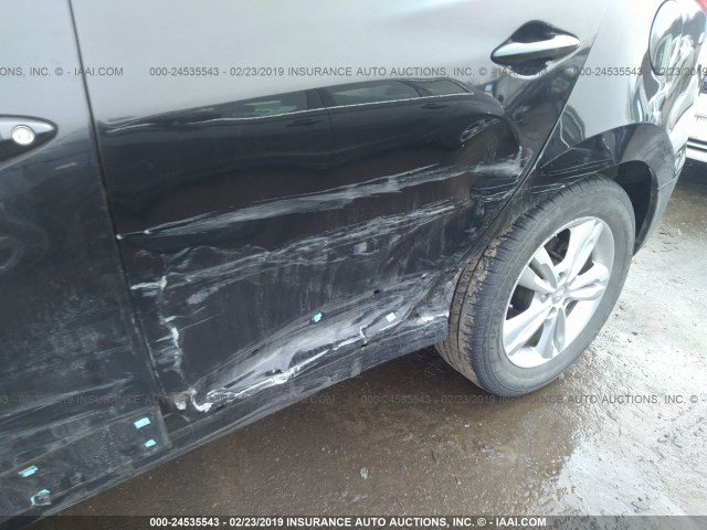 KM8JU3ACXDU670863 - 2013 HYUNDAI TUCSON GLS/LIMITED შავი ფოტო 6