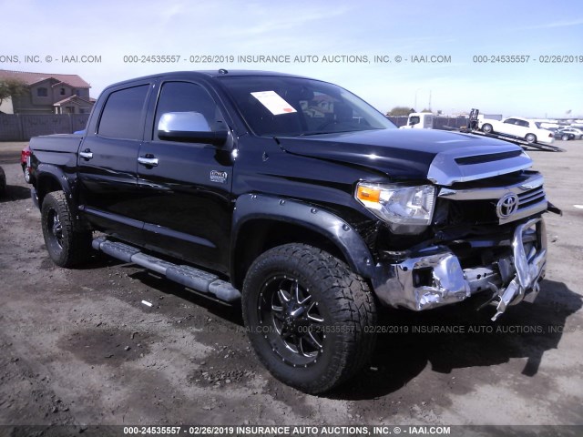 5TFAW5F18GX537796 - 2016 TOYOTA TUNDRA CREWMAX 1794/PLATINUM 黑色 照片 1