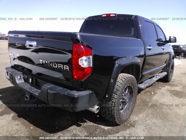 5TFAW5F18GX537796 - 2016 TOYOTA TUNDRA CREWMAX 1794/PLATINUM 黑色 照片 4