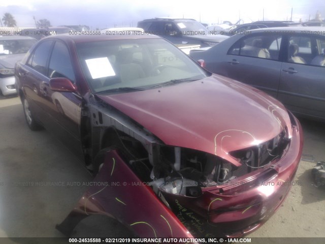 JTDBE32K330179326 - 2003 TOYOTA CAMRY LE/XLE RED photo 1