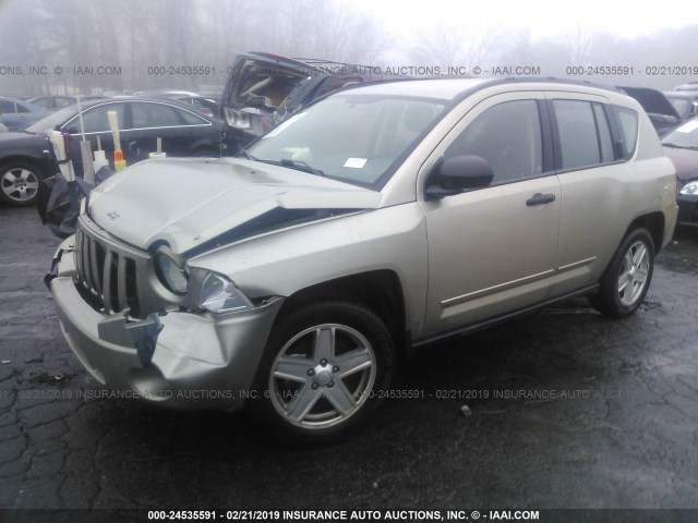 1J4NT4FA7AD523525 - 2010 JEEP COMPASS SPORT GOLD photo 2