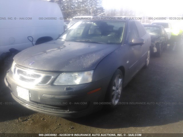 YS3FD46Y171141031 - 2007 SAAB 9-3 2.0T GRAY photo 2