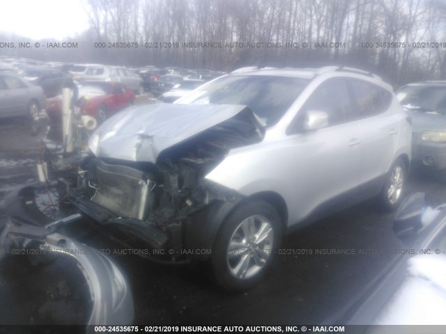 KM8JU3AC1DU605397 - 2013 HYUNDAI TUCSON GLS/LIMITED 银色 照片 2