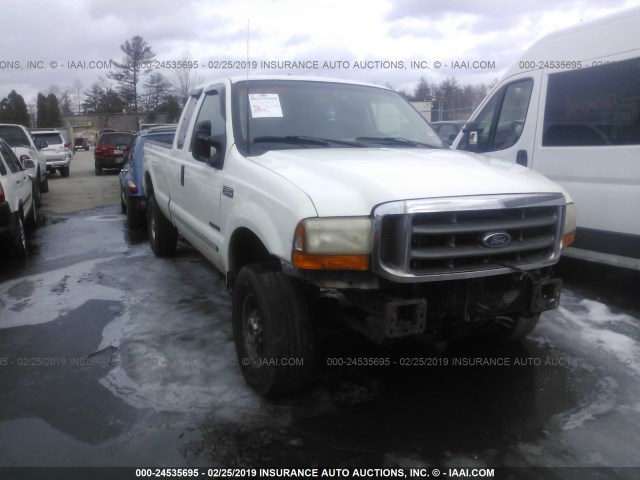 1FTSX31F2YEC86411 - 2000 FORD F350 SRW SUPER DUTY WHITE photo 1