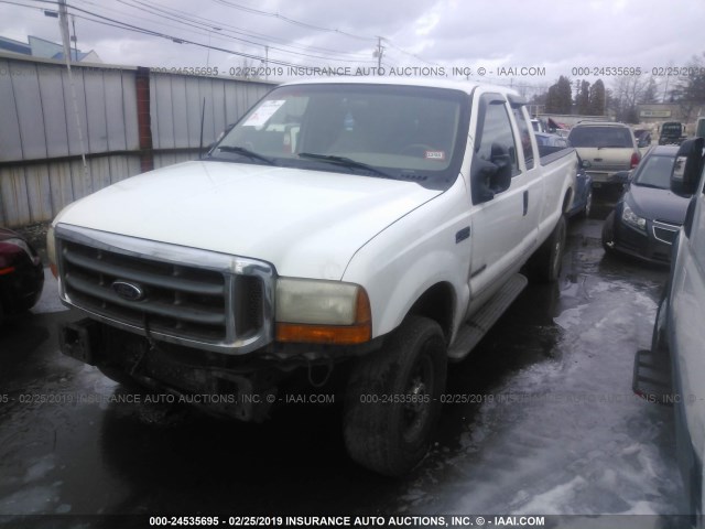 1FTSX31F2YEC86411 - 2000 FORD F350 SRW SUPER DUTY WHITE photo 2