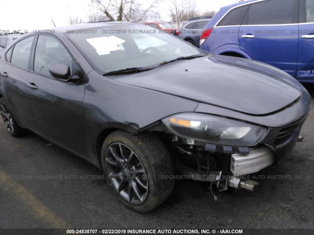 1C3CDFBB9ED830080 - 2014 DODGE DART SXT GRAY photo 1