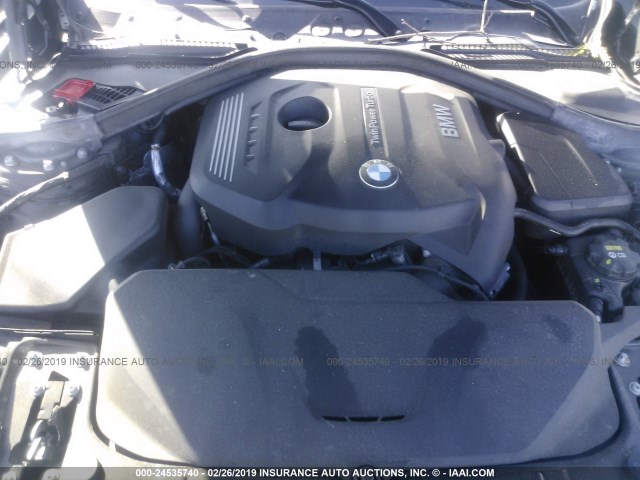 WBA4F9C37HG812163 - 2017 BMW 430XI GRAN COUPE BLACK photo 10