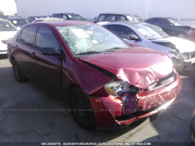 1NXBR32E26Z731549 - 2006 TOYOTA COROLLA CE/LE/S RED photo 1